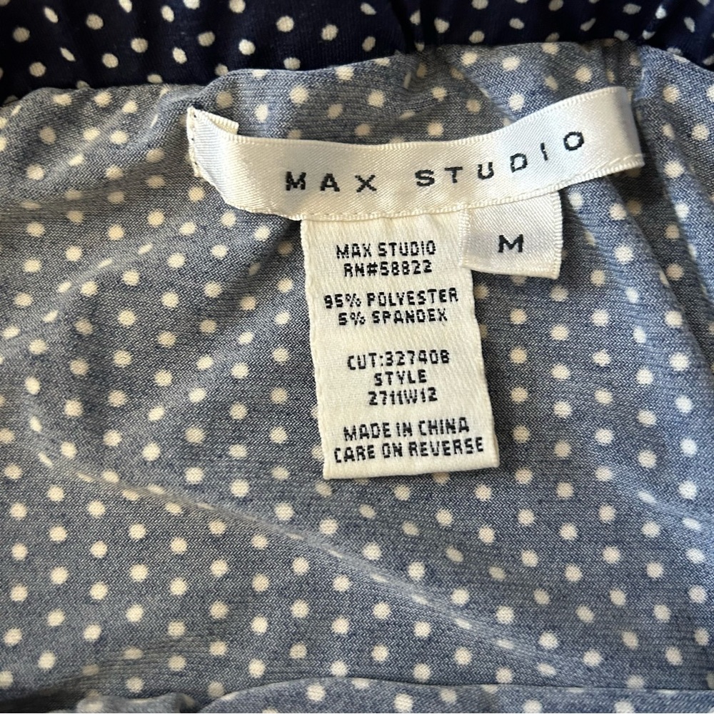 3/$20 Max Studio polka dots skirt - Picture 2 of 6